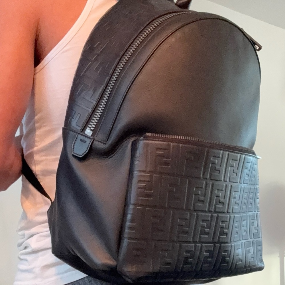 Fendi leather backpack - Picture 9 of 10